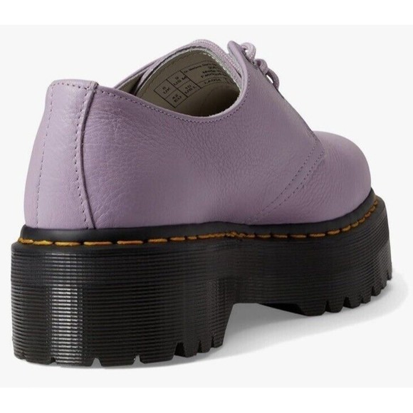 Dr. Marten’s Lilac Unisex Oxfords 1461 Quad II Platform Women’s 7/Men’s 6 NWOT - Picture 5 of 11
